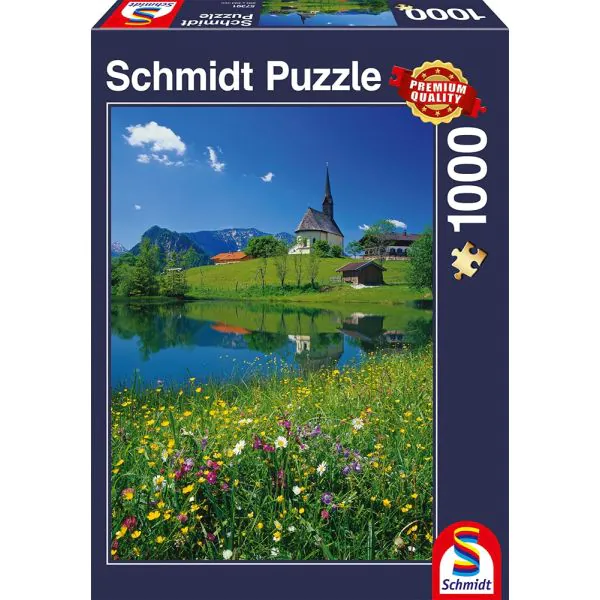 Schmidt Spiele Inzell, Einsiedlhof und Kirche St. Nikolaus, 1.000 Teile Puzzle