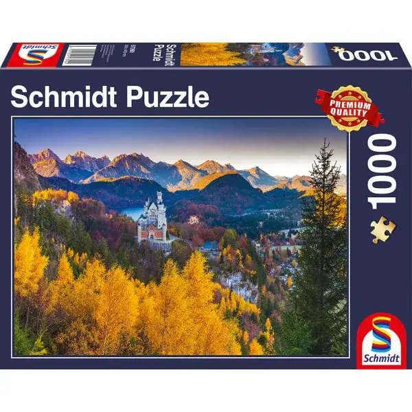 Schmidt Spiele Herbstliches Neuschwanstein, 1.000 Teile Puzzle Flash Sale