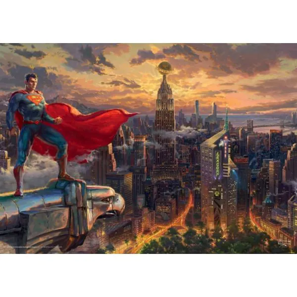 Schmidt Spiele Thomas Kinkade Studios: Superman - Protector of Metropolis, 1.000 Teile Puzzle Weihnachtsangebot