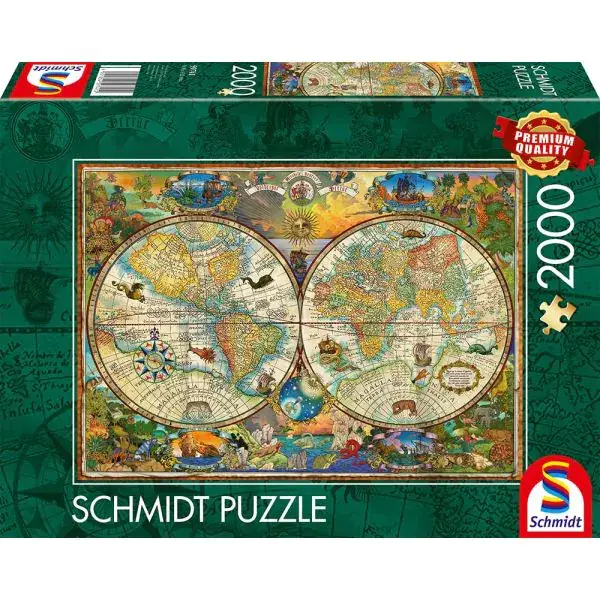 Schmidt Spiele Gestalten der Erde, 2.000 Teile Puzzle Heißer Verkauf