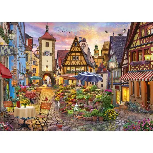 Schmidt Spiele Romantisches Bayern (Rothenburg ob der Tauber), 1.000 Teile Puzzle Online Outlet