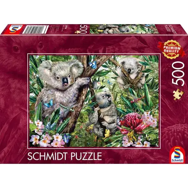 Schmidt Spiele Süße Koala-Familie, 500 Teile Puzzle