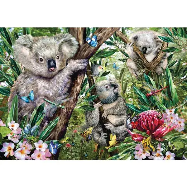 Schmidt Spiele Süße Koala-Familie, 500 Teile Puzzle Blitzangebot