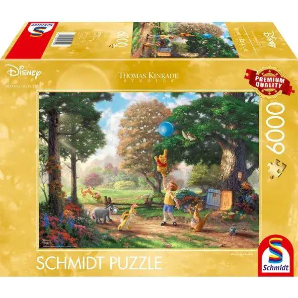 Schmidt Spiele Thomas Kinkade Studios: Disney Dreams Collection - Winnie Pooh II, 6.000 Teile Puzzle