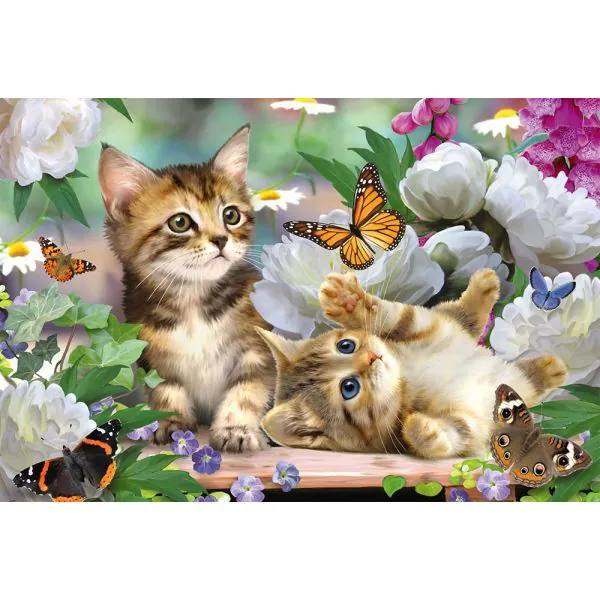 Schmidt Spiele Verspielte Katzenbabys, 150 Teile Kinderpuzzle Nur für heute