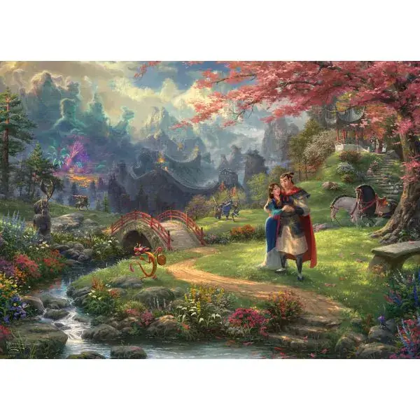 Schmidt Spiele Thomas Kinkade Studios: Disney Dreams Collection - Mulan, 1.000 Teile Puzzle Super Rabatt