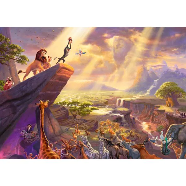 Schmidt Spiele Thomas Kinkade Studios: Disney Dreams Collection - König der Löwen , 1.000 Teile Puzzle Riesige Rabatte
