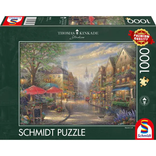 Schmidt Spiele Thomas Kinkade Studios: Café in München, 1.000 Teile Puzzle
