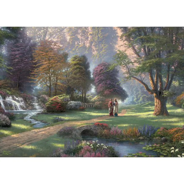 Schmidt Spiele Thomas Kinkade Studios: Spirit, Weg des Glaubens, 1.000 Teile Puzzle Kostenloser Versand international