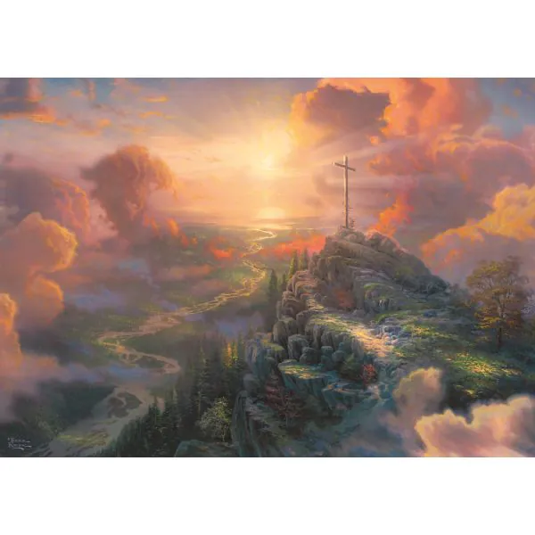Schmidt Spiele Thomas Kinkade Studios: Spirit, Das Kreuz, 1.000 Teile Puzzle Begrenzt auf 3 Tage