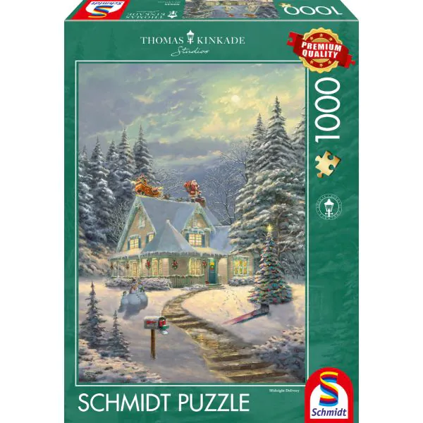 Schmidt Spiele Thomas Kinkade Studios: Am Heiligabend, 1.000 Teile Puzzle