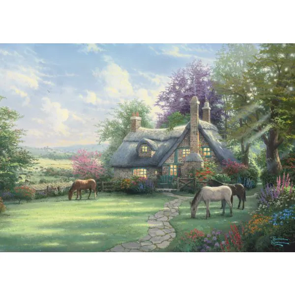 Schmidt Spiele Thomas Kinkade Studios: A Perfect Summer Day in der Nostalgie Metalldose, 500 Teile Puzzle Verkauf