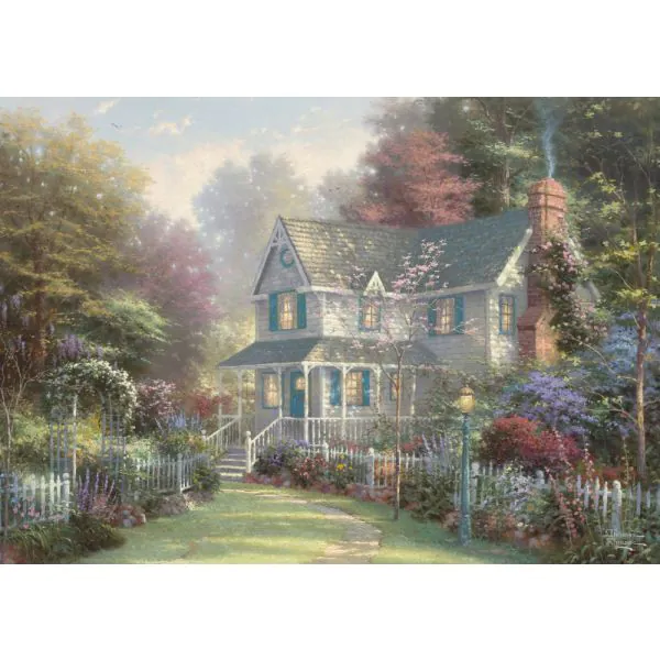 Schmidt Spiele Thomas Kinkade Studios: Victoria Garden II in der Nostalgie Metalldose, 500 Teile Puzzle Angebote