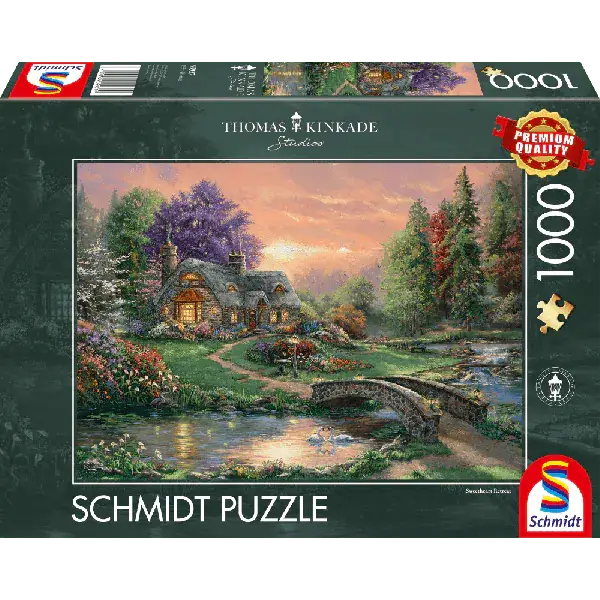 Schmidt Spiele Thomas Kinkade Studios: Sweetheart Retreat, 1.000 Teile Puzzle