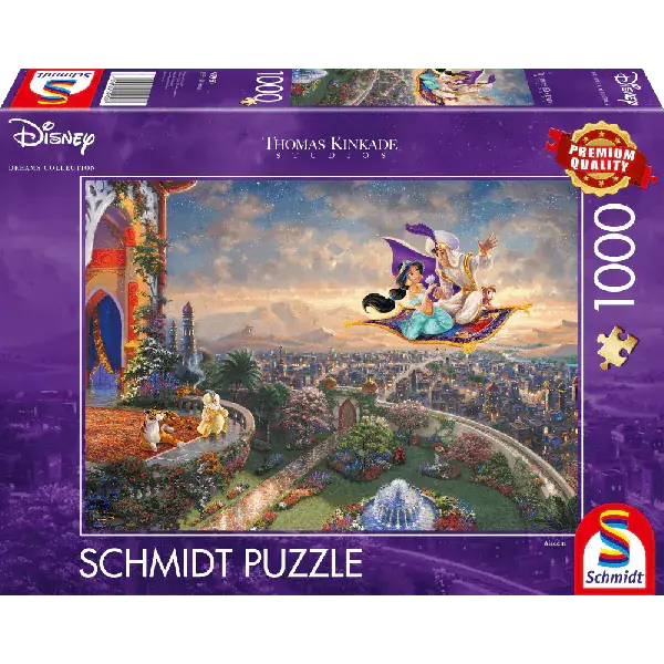 Schmidt Spiele Thomas Kinkade Studios: Disney Dreams Collection - Aladdin, 1.000 Teile Puzzle
