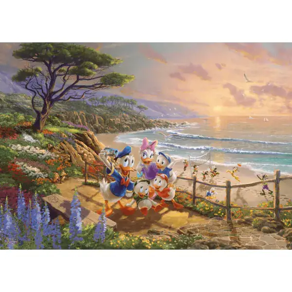 Schmidt Spiele Thomas Kinkade Studios: Disney Dreams Collection - Donald and Daisy A Duck Day Afternoon, 1.000 Teile Puzzle Blitzverkäufe