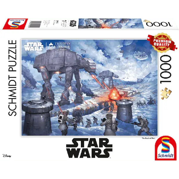 Schmidt Spiele Thomas Kinkade Studios : Star Wars - Die Schlacht von Hoth, 1.000 Teile Puzzle