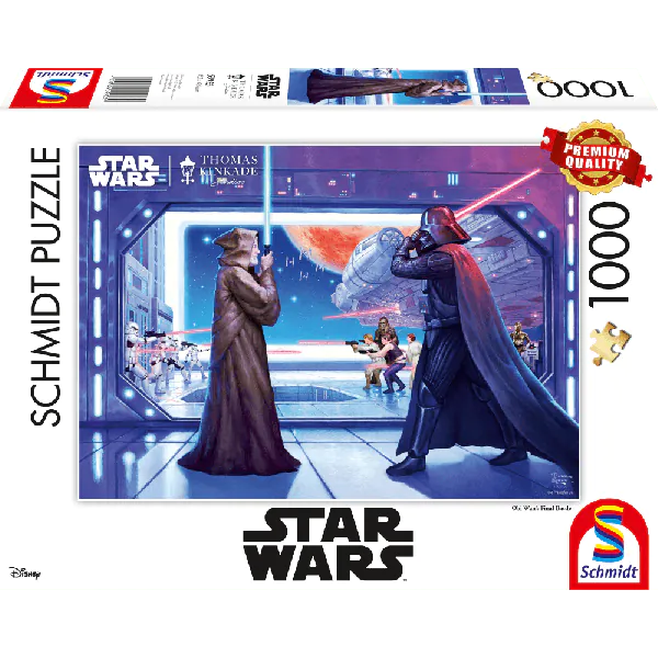 Schmidt Spiele Thomas Kinkade Studios: Star Wars - Obi Wan's letzter Kampf, 1.000 Teile Puzzle Limitierter Zeitrabatt