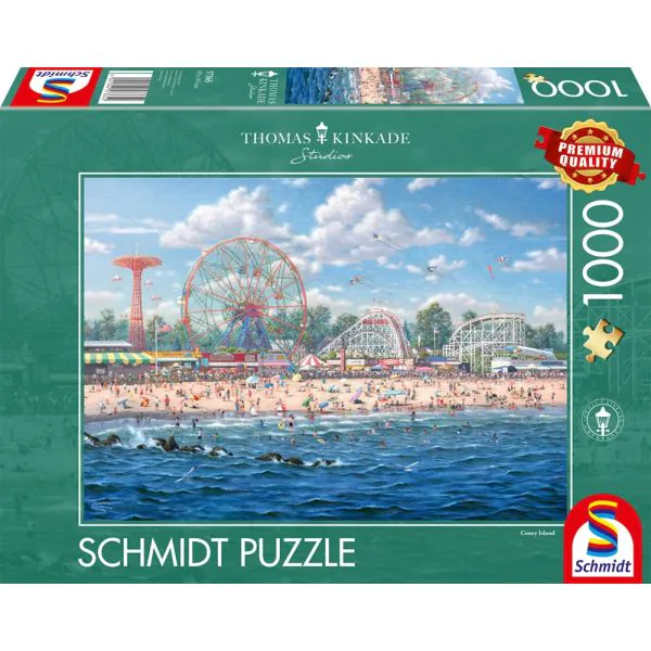 Schmidt Spiele Thomas Kinkade Studios: Coney Island, 1.000 Teile Puzzle Sonderangebot