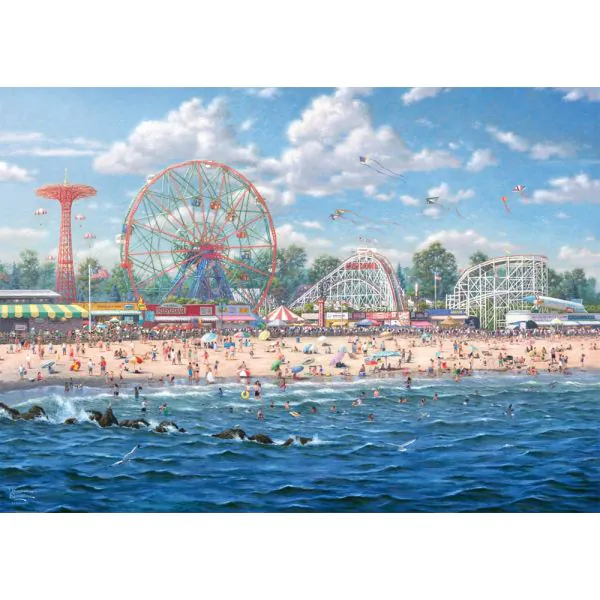 Schmidt Spiele Thomas Kinkade Studios: Coney Island, 1.000 Teile Puzzle Sonderangebot