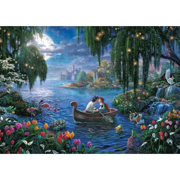 Schmidt Spiele Thomas Kinkade Studios: Disney Dreams Collections - The Little Mermaid and Prince Eric, 1.000 Teile Puzzle Großer Ausverkauf