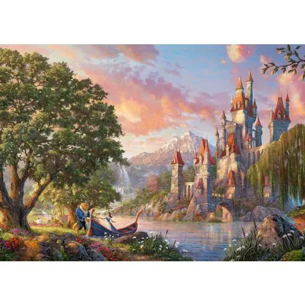 Schmidt Spiele Thomas Kinkade Studios: Disney Dreams Collections - Belle’s Magical World, 3.000 Teile Puzzle Begrenztes Angebot