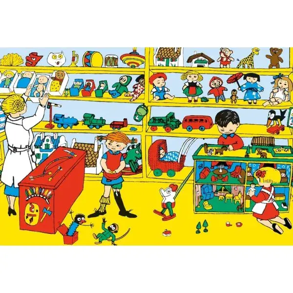 Schmidt Spiele Pippi™ Langstrumpf: Ich mache mir die Welt, wie sie mir gefällt, 3x48-teiliges Kinderpuzzle Vatertagsangebot