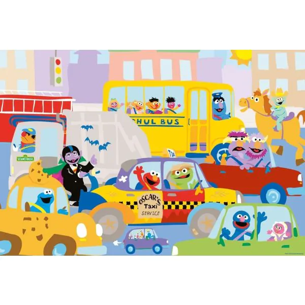 Schmidt Spiele Sesamstrasse®: Im Straßenverkehr, 100 Teile Kinderpuzzle Neueste Mode
