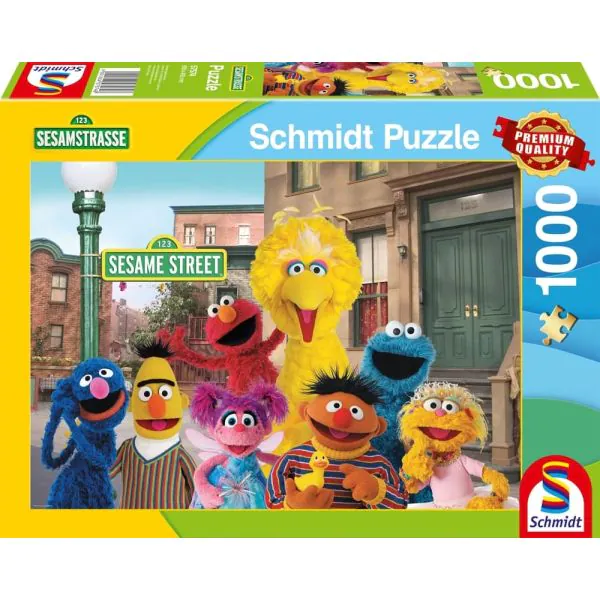 Schmidt Spiele Sesamstrasse®: Ein Wiedersehen mit guten alten Freunden, 1.000 Teile Puzzle
