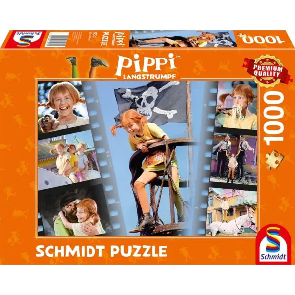 Schmidt Spiele Pippi™ Langstrumpf: Sei frech und wild und wunderbar, 1.000 Teile Puzzle Große Rabatte