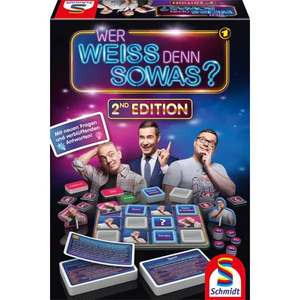 Schmidt Spiele Wer weiss denn sowas? 2nd Edition, Familienspiel Tiefpreis