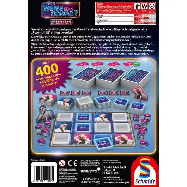 Schmidt Spiele Wer weiss denn sowas? 2nd Edition, Familienspiel Tiefpreis