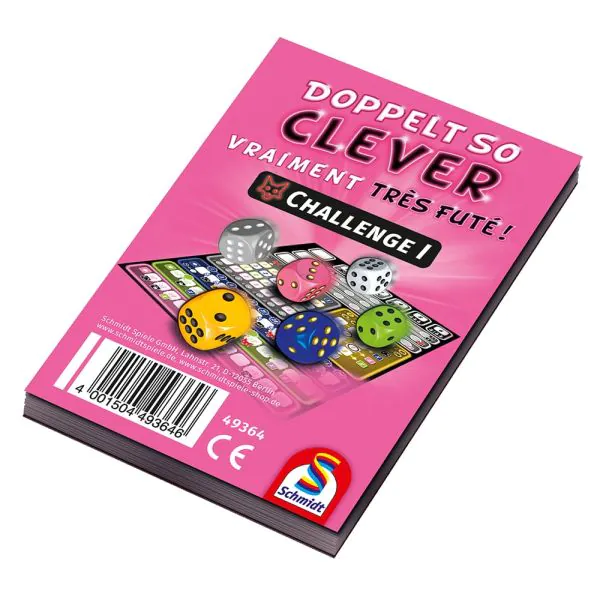 Schmidt Spiele Doppelt so Clever – Challenge I, Zusatzblock (75 Blatt) Letzte 3 Tage