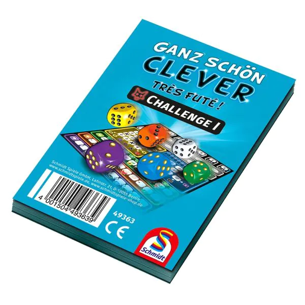 Schmidt Spiele Ganz schön clever – Challenge I, Zusatzblock (75 Blatt) JETZT KAUFEN