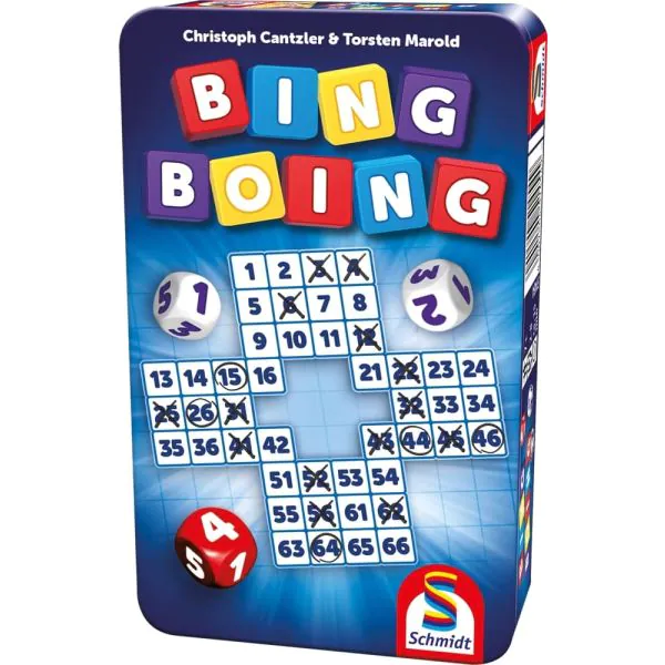 Schmidt Spiele Bing Boing, Reisespiel in der Metalldose Bis zu 55% Rabatt