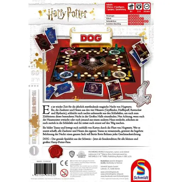 Schmidt Spiele DOG® Harry Potter, Familienspiel Discount Store für neue Produkte