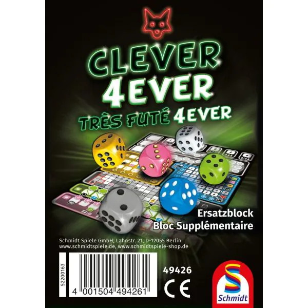 Schmidt Spiele Clever 4-ever, Ersatzblock (75 Blatt)