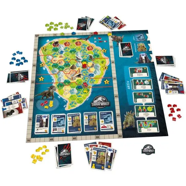 Schmidt Spiele Jurassic World: Rückkehr zur Isla Nublar, Familienspiel zollfrei