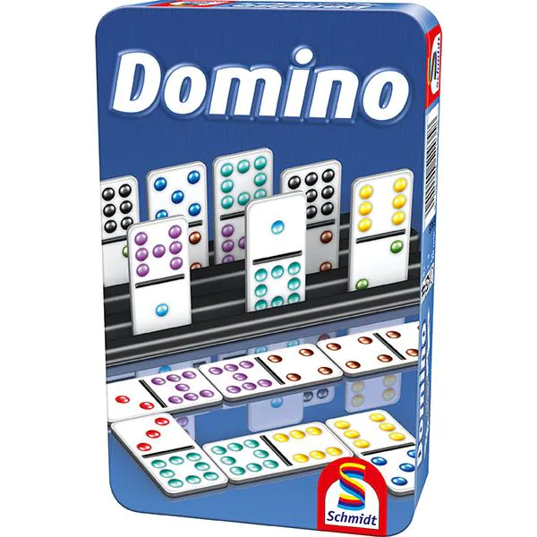 Schmidt Spiele Domino (Bring-mich-mit-Spiel in der Metalldose) Begrenztes Angebot