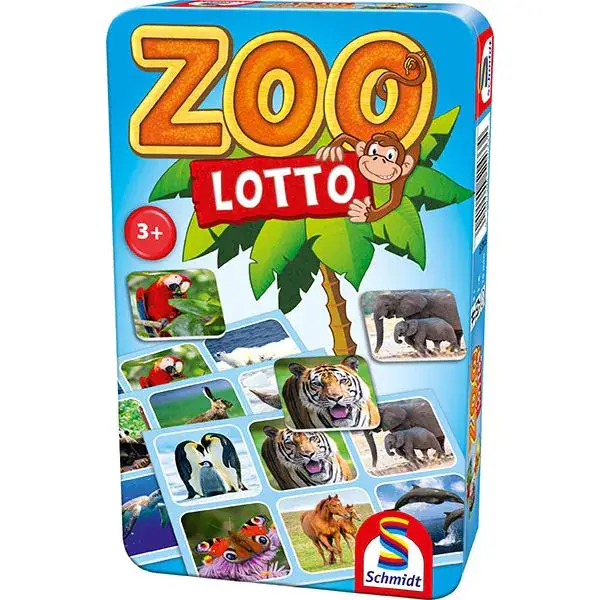 Schmidt Spiele Zoo Lotto (Bring-mich-mit-Spiel in der Metalldose)