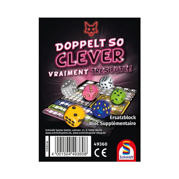 Schmidt Spiele Doppelt so Clever - Ersatzblock (75 Blatt) Cyber Monday