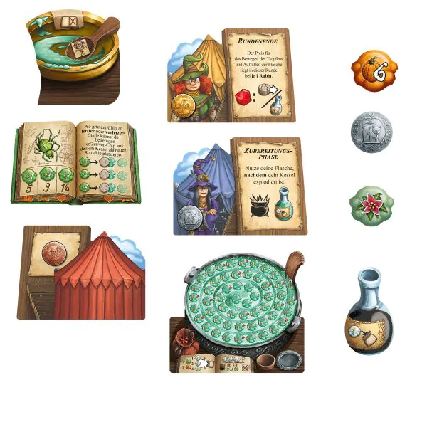 Schmidt Spiele Die Quacksalber von Quedlinburg - Die Kräuterhexen, 1. Erweiterung Muttertagsangebot