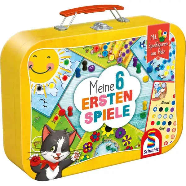 Schmidt Spiele Meine 6 ersten Spiele im Metallkoffer