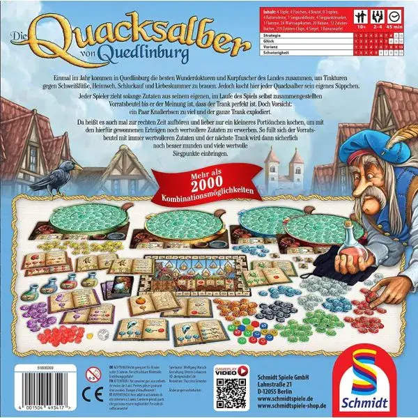 Schmidt Spiele Die Quacksalber von Quedlinburg Große Rabatte