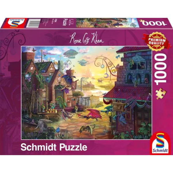 Schmidt Spiele Rose Cat Khan: Drachenpost, 1.000 Teile Puzzle Letzte 2 Tage