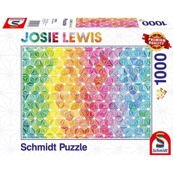Schmidt Spiele Josie Lewis: Kunterbunte Dreiecke, 1.000 Teile Puzzle