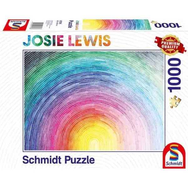 Schmidt Spiele Josie Lewis: Aufgehender Regenbogen, 1.000 Teile Puzzle