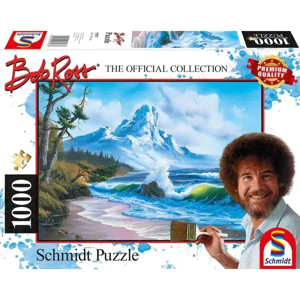 Schmidt Spiele Bob Ross: Berg am Meer, 1.000 Teile Puzzle