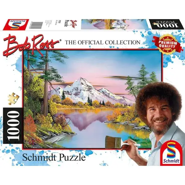 Schmidt Spiele Bob Ross: Spiegelungen, 1.000 Teile Puzzle