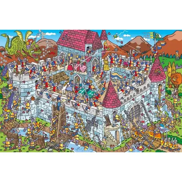 Schmidt Spiele Blick in die Ritterburg, 200 Teile Kinderpuzzle Super Rabatt